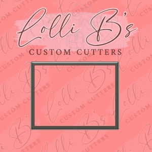 Basic Rectangle Cookie Cutter and Fondant Cutter