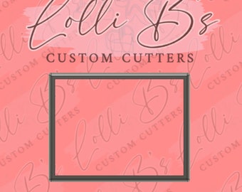 Basic Rectangle Cookie Cutter and Fondant Cutter