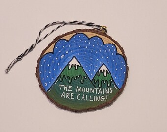 Mountains Christmas Ornament