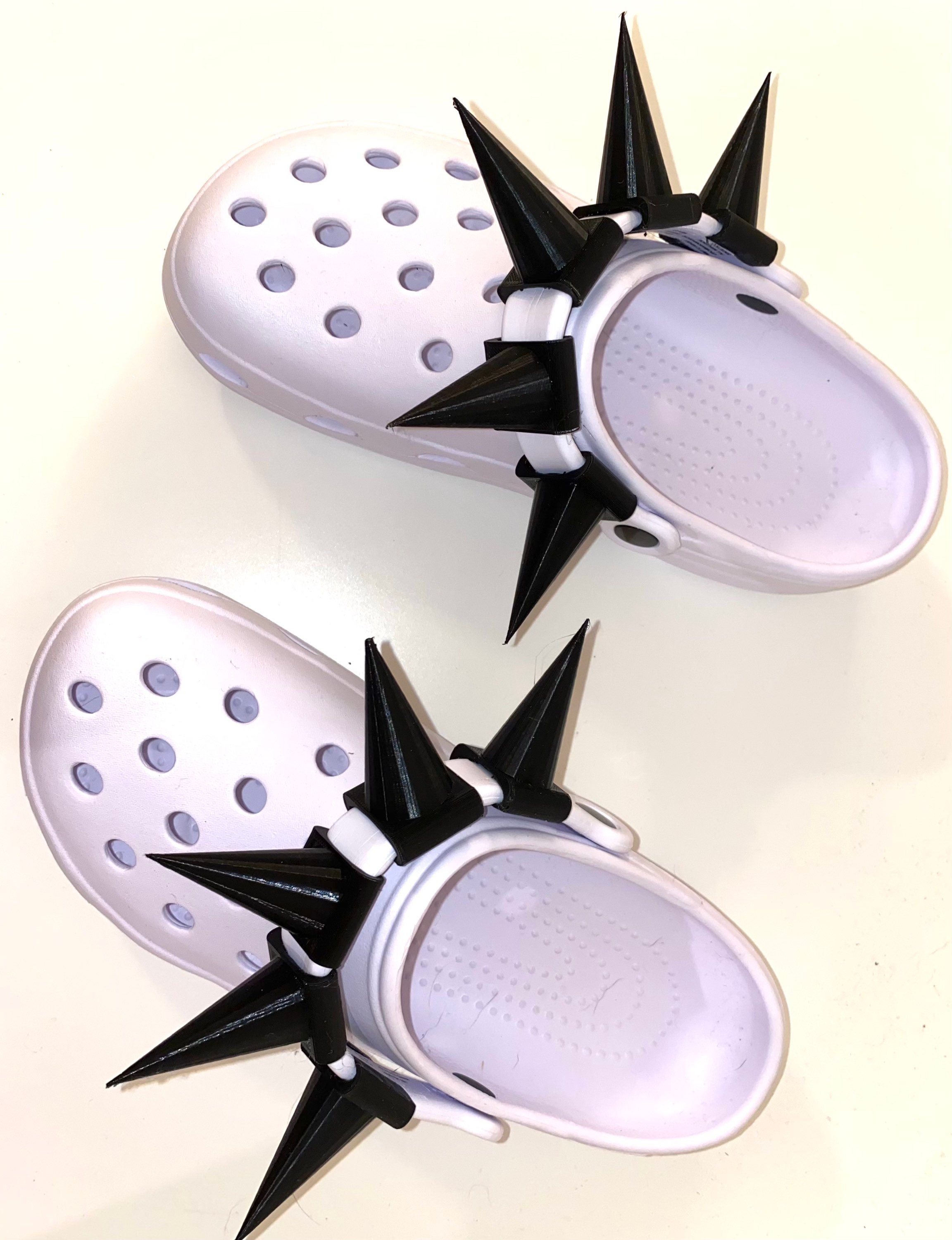 Black LV Crocs — Charm Kandy