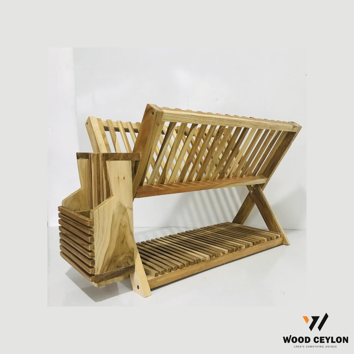 Porte-Plaques En Bois