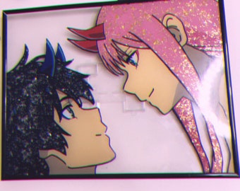 Glass Painting Anime Etsy Glass Painting Anime Etsy