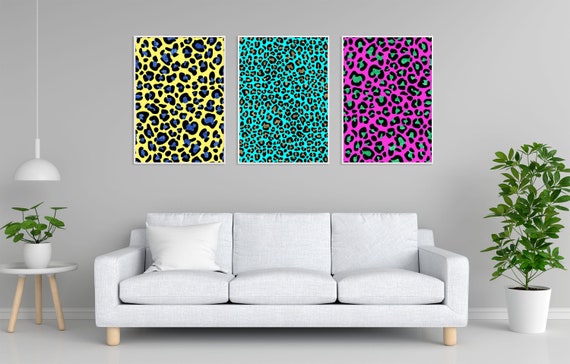 Posters Leopard Print Decor, Wall Art Cheetah Print, Leopard Print, Leopard  Decor Poster, Leopard Room Decor 
