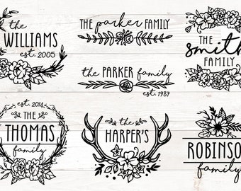 Download Family Monogram Svg Etsy