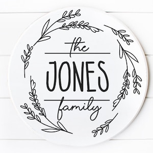Family Last Name Svg, Family monogram svg, Name monogram svg, Family Name Farmhouse Sign svg Cut Files for Cricut and Silhouette