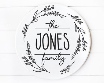 Family Last Name Svg, Family monogram svg, Name monogram svg, Family Name Farmhouse Sign svg Cut Files for Cricut and Silhouette