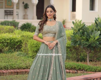 Designer Lehenga Choli, Indian Wedding Outfit