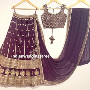 LEHENGA Choli for Women Party Wear DESIGNER Lengha Choli BRIDEMAIDS Ready To Wear Indian Outfits