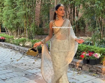 Designer Saree | Indian Traditional Saree for women | Ready to Wear Party Bollywood Sari
