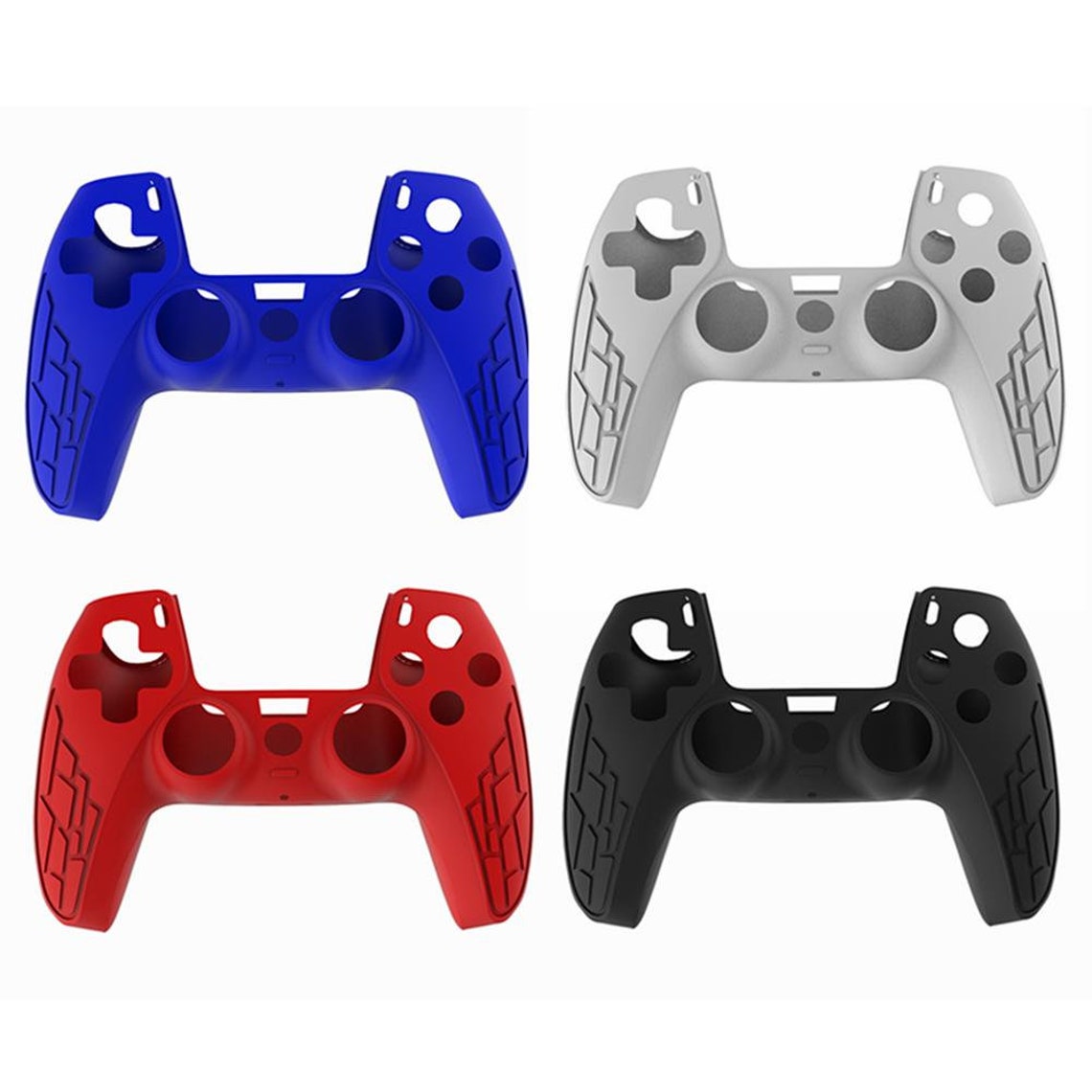 Playstation 5 Silicone Controller Grips Blue Comfortable Etsy