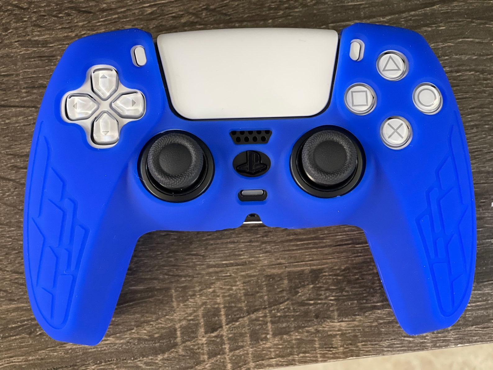 Playstation 5 Silicone Controller Grips Blue Comfortable Etsy