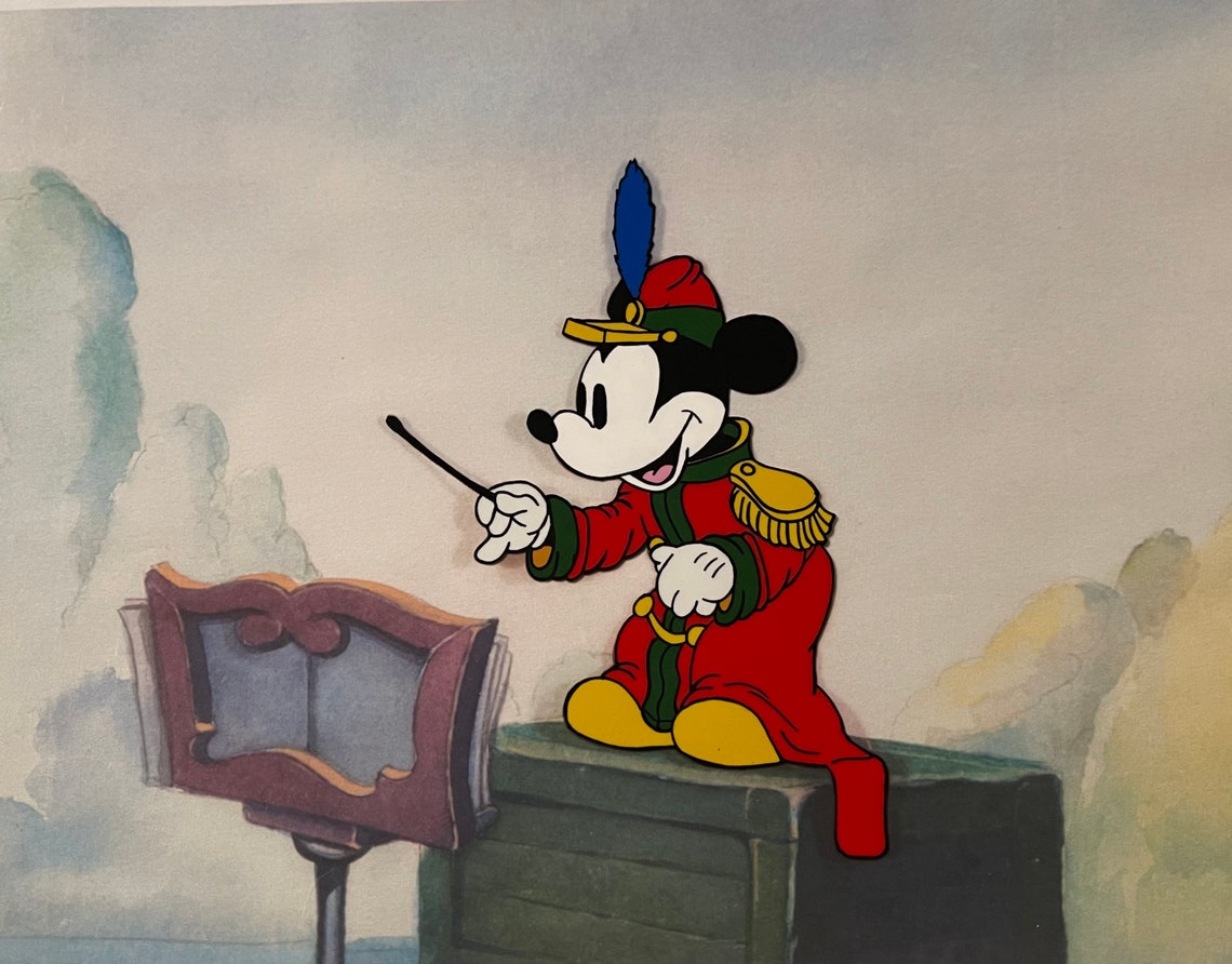 The Band Concertmickey Mouse Animation Cel 1935 Etsy