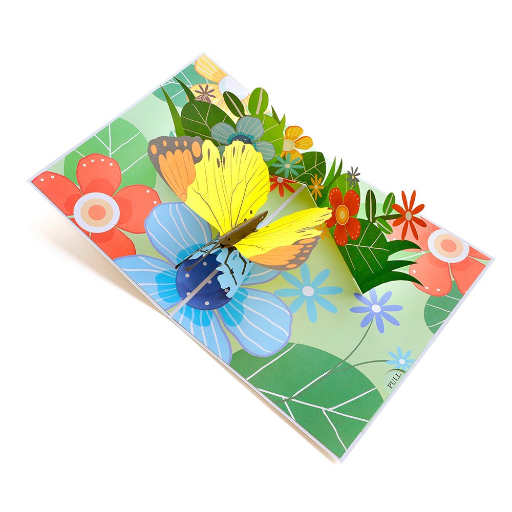 Butterfly Card 3D Pop up Card, Birthday Card / Good Luck Card / Kid ...
