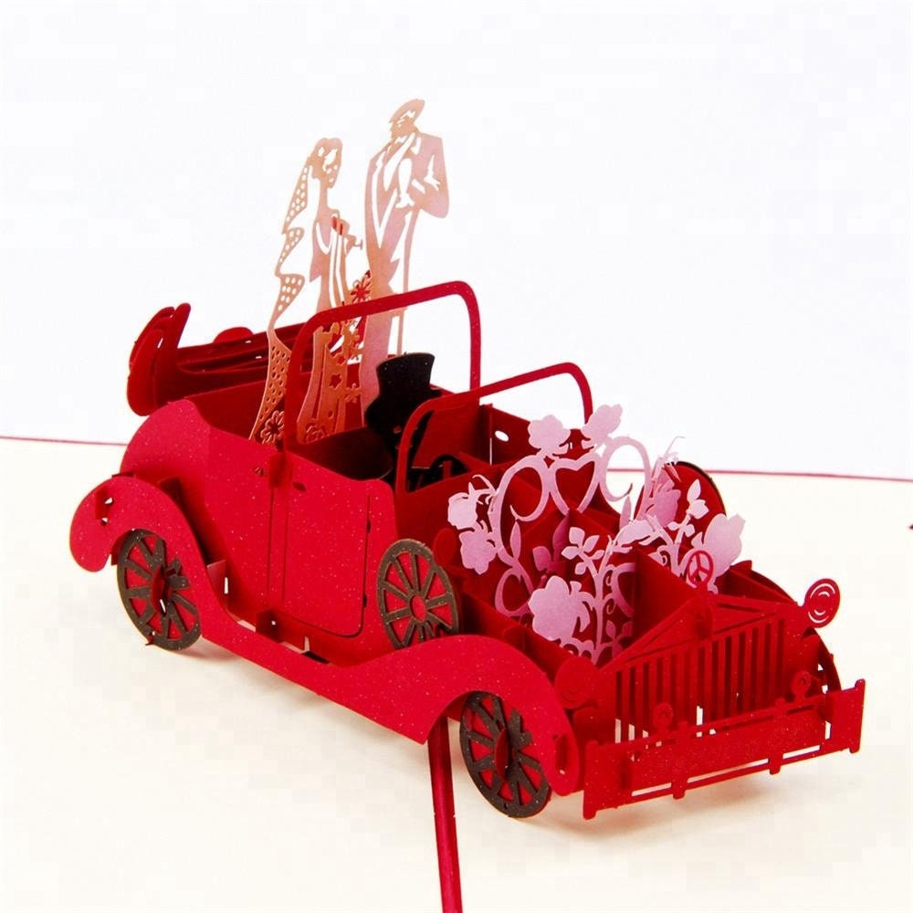 Couple Wedding Card 3D Pop up Card / Wedding Card / Valentines Day ...