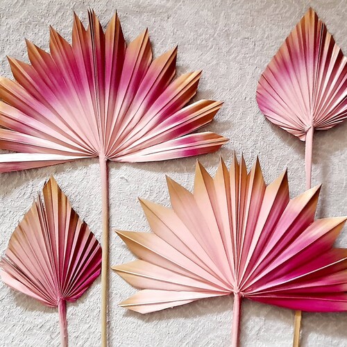 Rose Gold Cake Topper / Dried Flower Cake Decor Etsy UK