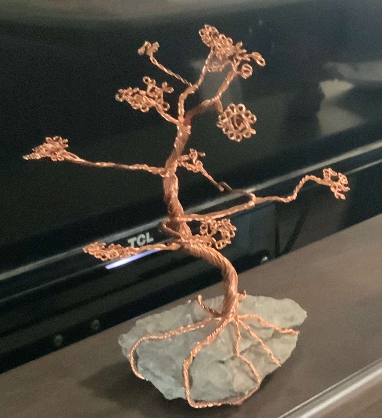 Copper wire tree Etsy