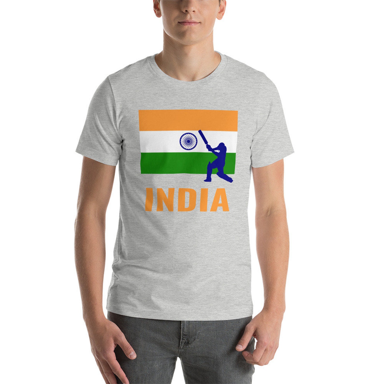 India Cricket Tshirt Mens Cricket Tshirt Mens India Etsy