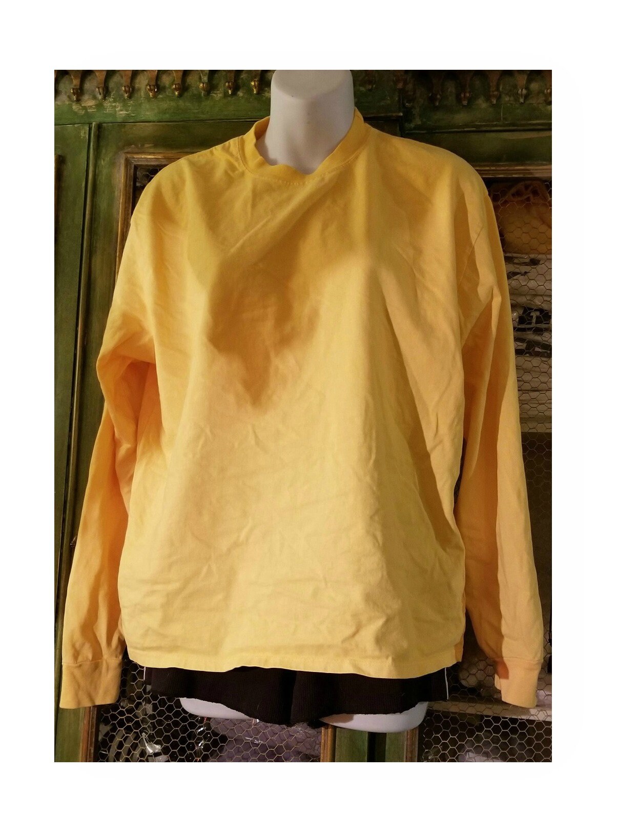 brandy melville yellow top