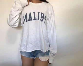 NEW John GALT MALIBU long sleeve camila graphics shirt Brandy Melville