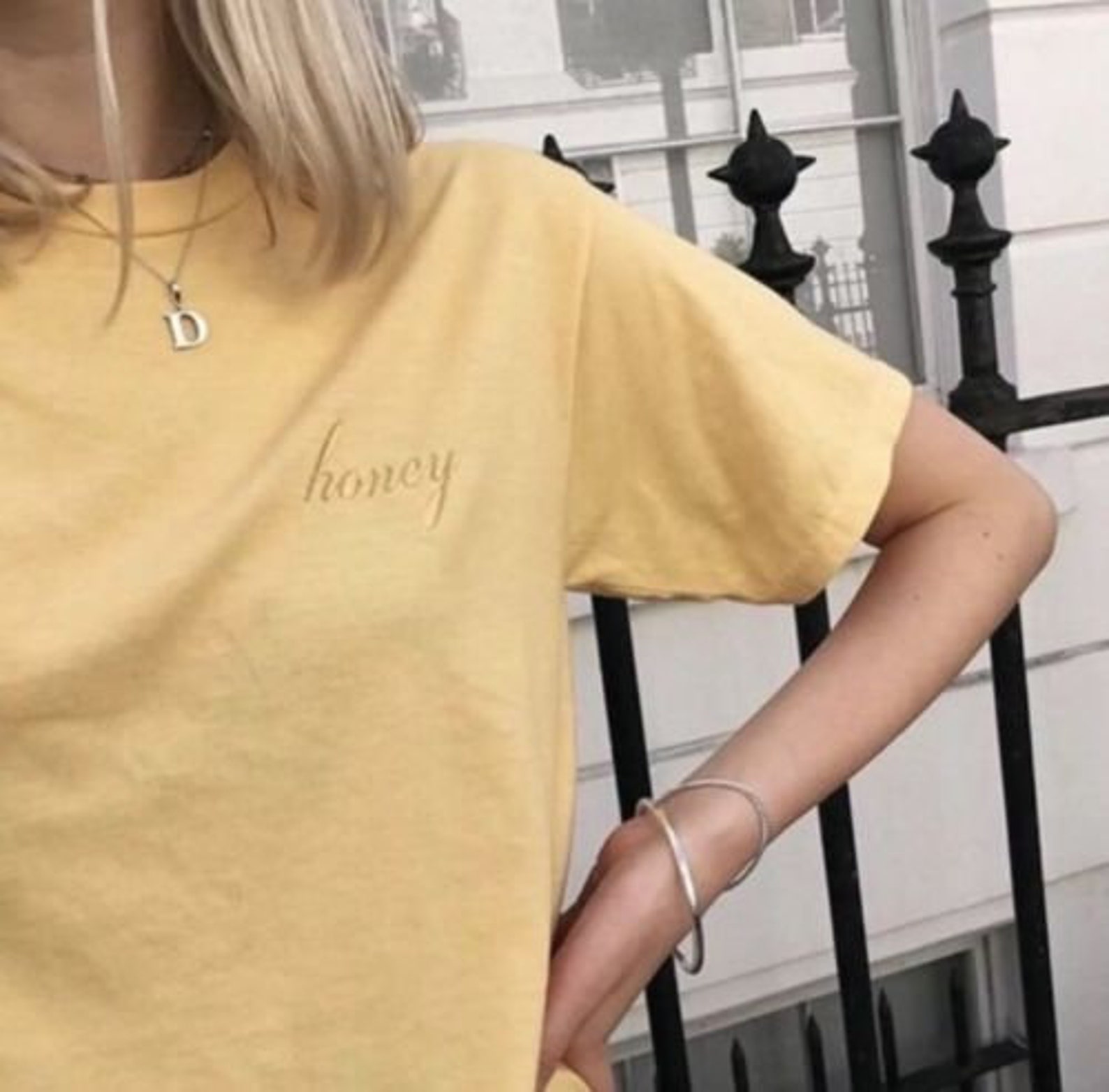 brandy melville honey tee