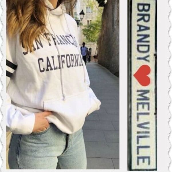Brandy Melville San Francisco Hoodie sweatshirt and 4 more!