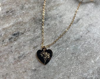 infertility awareness necklace // miscarriage awareness // loss // gifts for grief// baby’s breath necklace