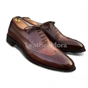size 14 brown dress shoes Zach Split Toe Derby, Brown Dress Shoes, Tank Sole, Goodyear welted,   RAYMAR SHOES INTERNATIONAL