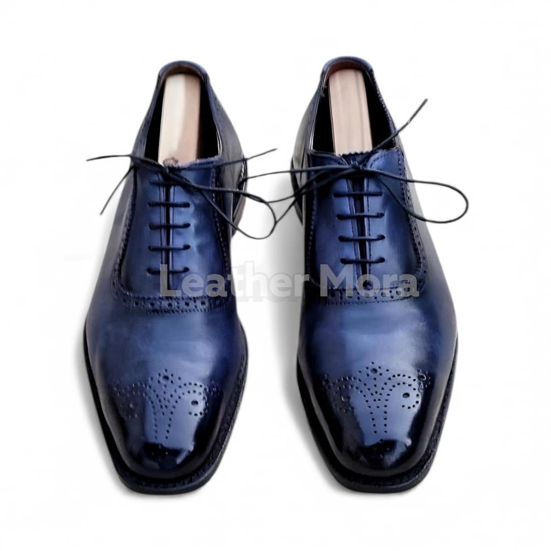 Stylish Navy Blue Dress Shoes for Men Fashion Brogue Shoes, Formal and Casual Footwear for Office, Business & Party Wear - Etsy Stylish Navy Blue Dress Shoes for Men Fashion Brogue Shoes, Formal and Casual Footwear for Office, Business & Party Wear - Etsy