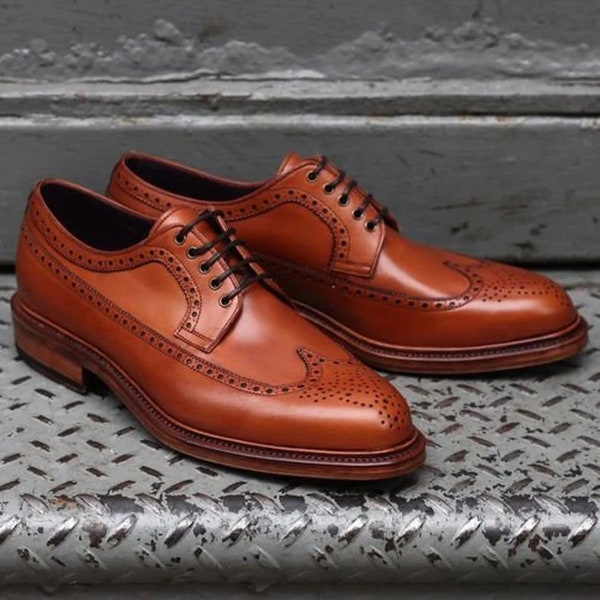 Luxe handgemaakte leren schoenen: Oxford-stijl voor tijdloze elegantie