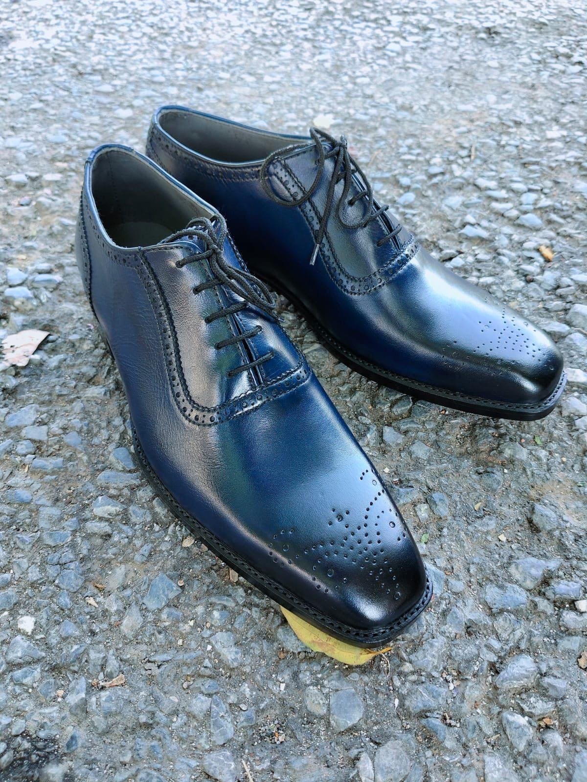 blue dress shoe Ferro Aldo Liam MFA19560PL - 10 - Medium main image 1
