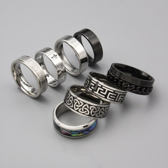 S925 Silver Hypoallergenic Fashion Open Ring Trendy Men's - Temu