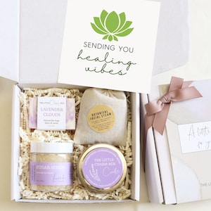 Healing Vibes Gift Box, Care Package for her Get Well Soon Gift, You Are Strong Gift, Cheer Up Gift Box - Healing-b