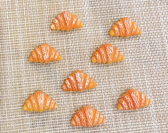 Strong Croissant magnet| cute magnets| magnet for baker| bread magnet| small magnet| tiny magnet| orange| tasty magnet| fridge magnet| decor