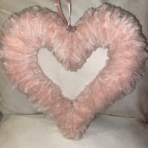 Pink heart chenille weddings/ baby shower