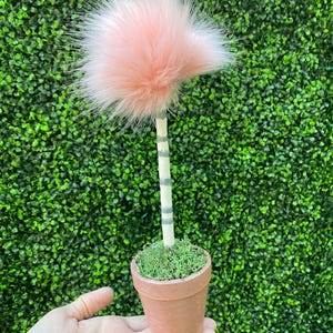 Mini Lorax inspired tree 12 inches tall