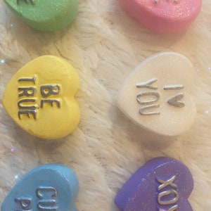 Conversation hearts set of six