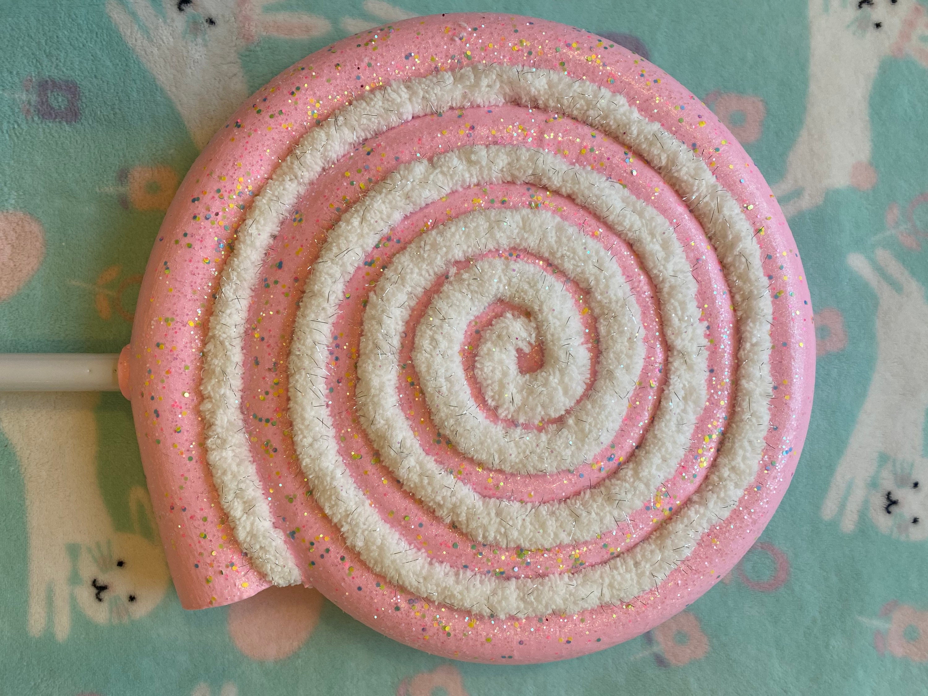 Candyland pink faux lollipop