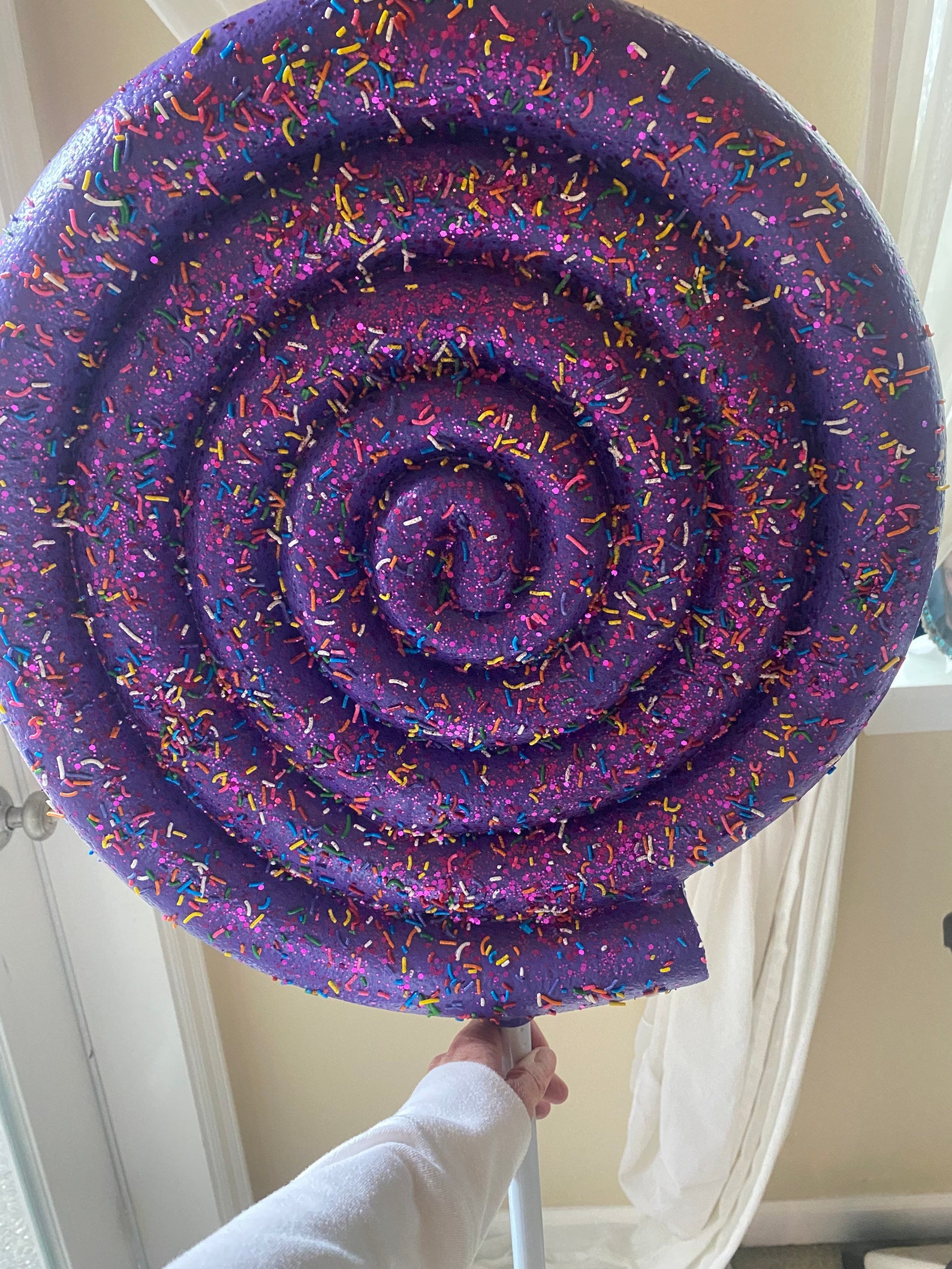XXL Purple Faux Candyland Lollipops 17 Inch Diameter Etsy