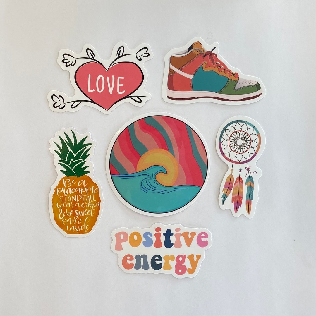Collection of 6 Stickers High Quality and Waterproof. Free Shipping in ...