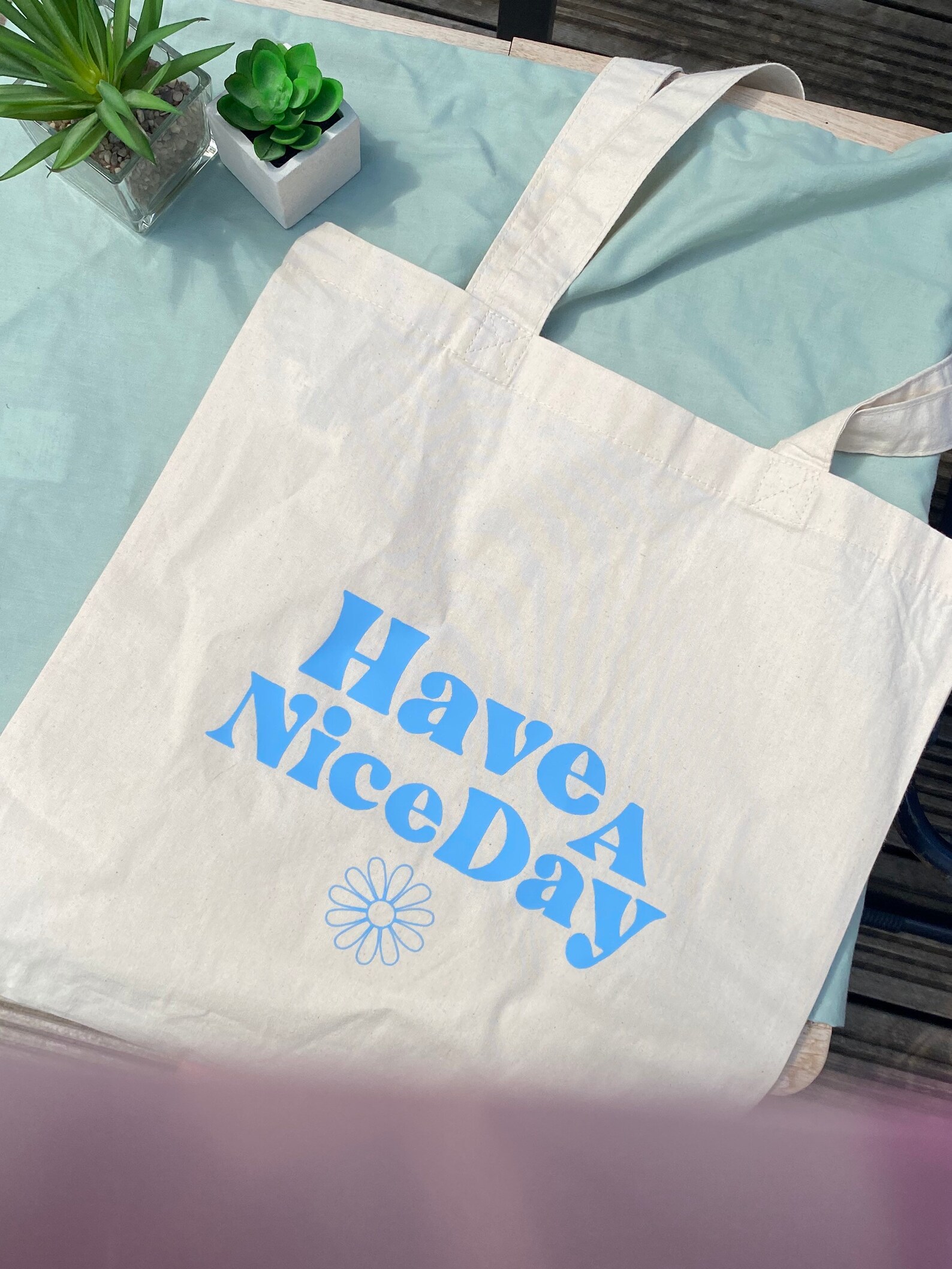 Have A Nice Day Tote Bag Canvas tote summer eco friendly | Etsy