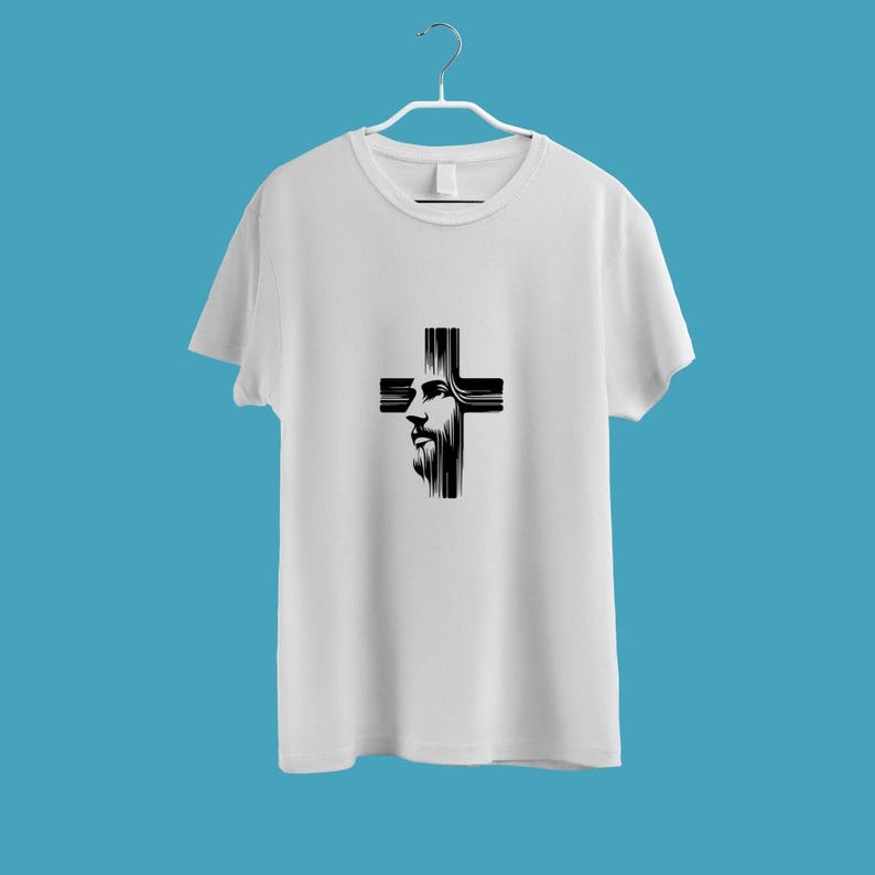Jesus Silhouette Vector Clipart, Christian (svg, Png, Eps, Dxf) - Etsy