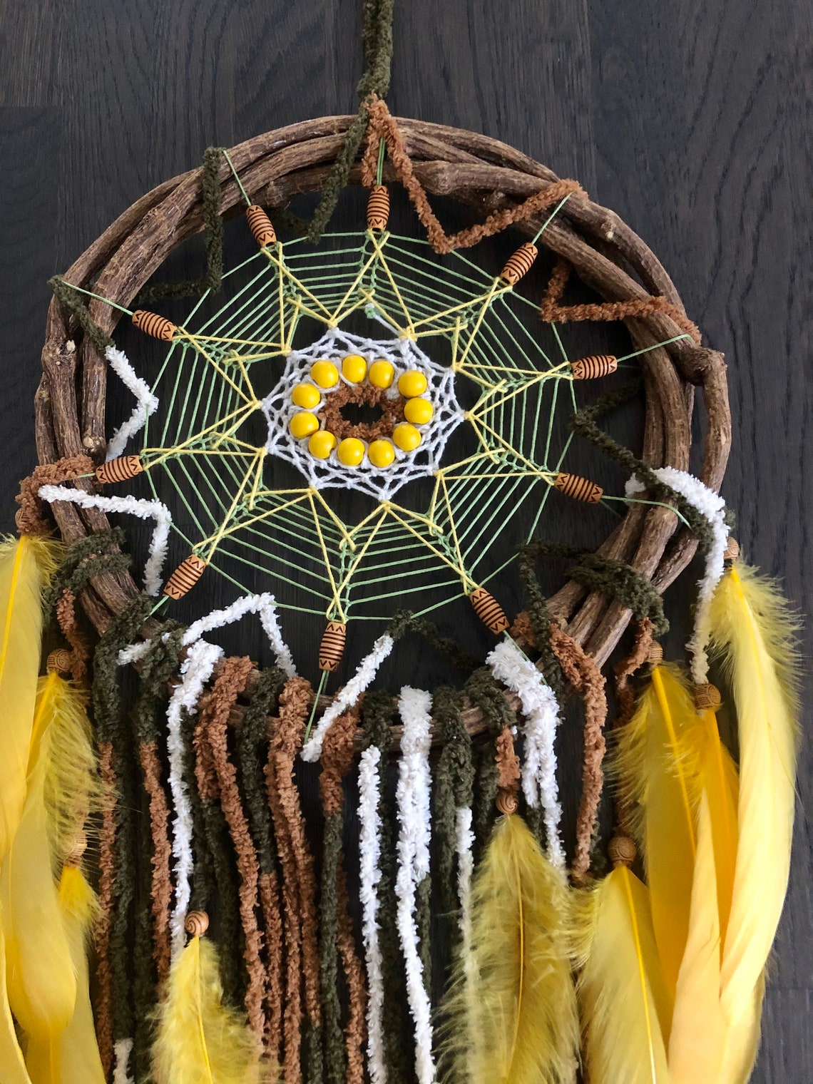 Macrame dream catcher Atrapasueños nativo americano | Etsy