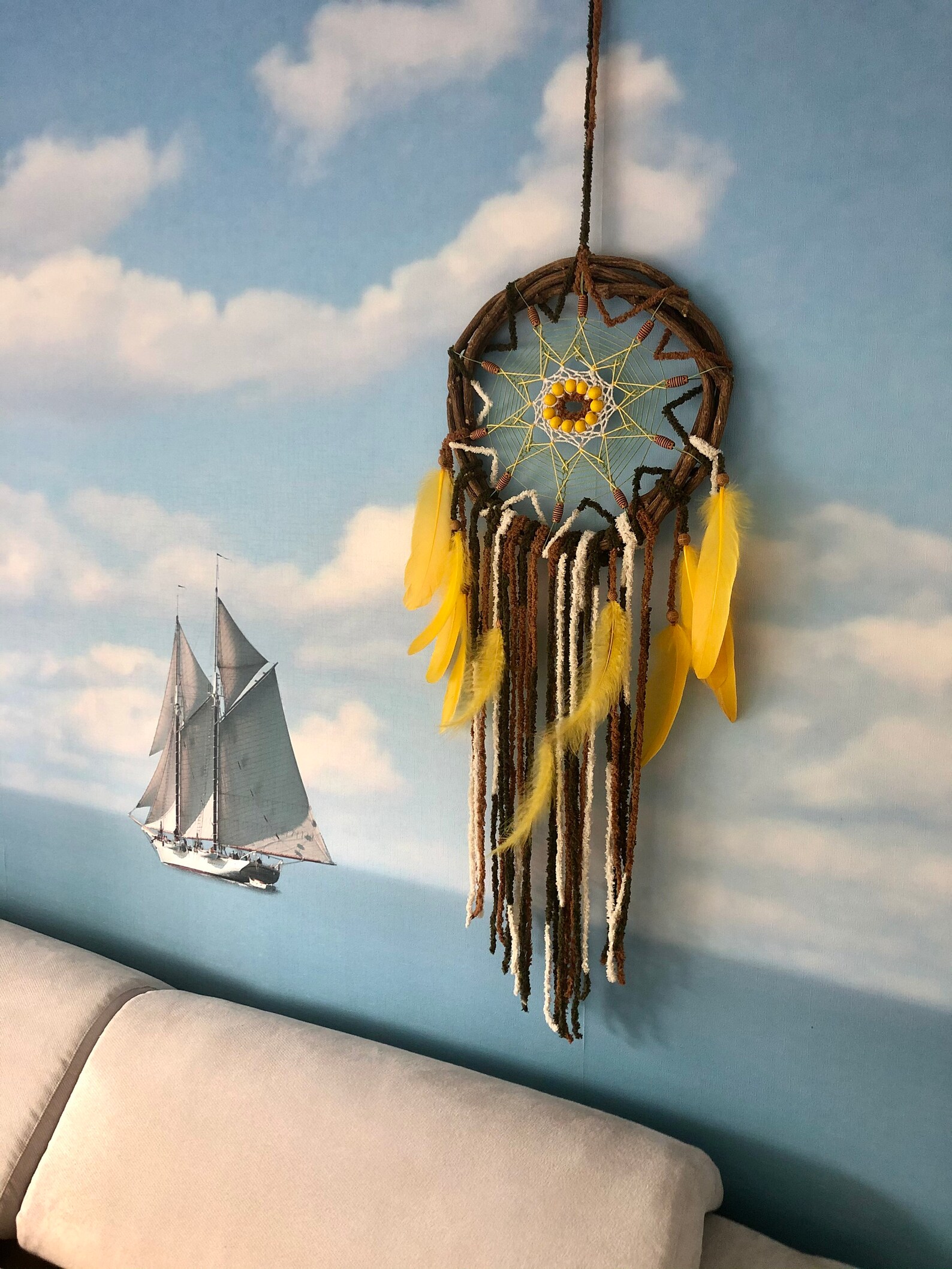 Macrame dream catcher Atrapasueños nativo americano | Etsy