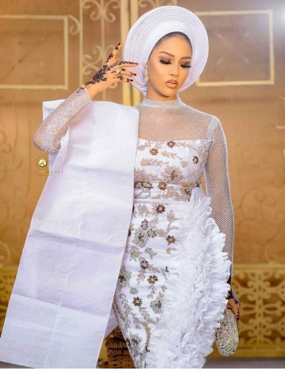 African Women Traditional Wedding Dress 