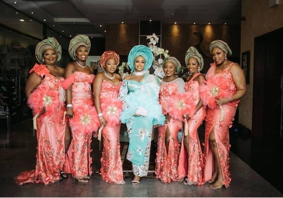 Nigerian Bridesmaid Dresses - Latest Bridal Train Styles 2021