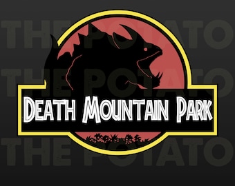Jurassic Zelda T-Shirt: Death Mountain Park Parody