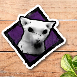 Dbd Bingus Cat Perk Sticker, Spine Chill Dead By Daylight Meme Stickers