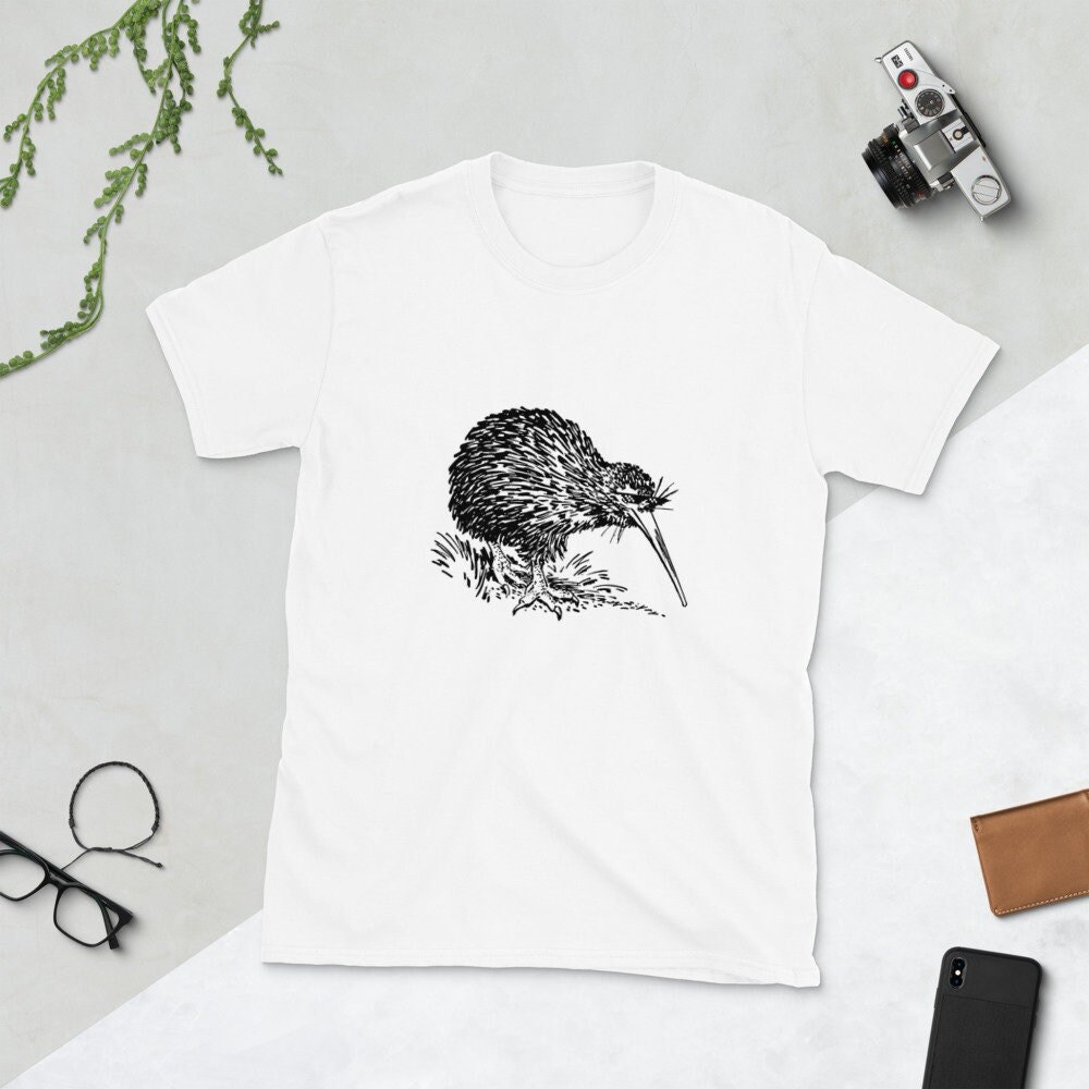 Sneaky Kiwi Bird Shirt - Funny New Zealand Birb Kiwi Bird Deal With It T-Shirt, Bird Watcher Gift Idea, Bird Sunglasses Tee For Men & Women