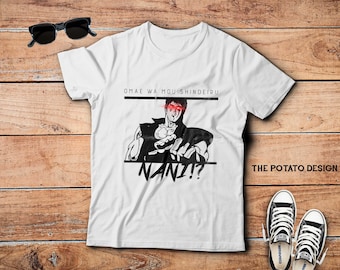 Omae Wa Mou Shindeiru Shirt - Funny Nani Japanese Anime Clothes, Otaku Gamer Gift