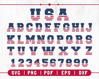 Download Usa Letters Svg Etsy